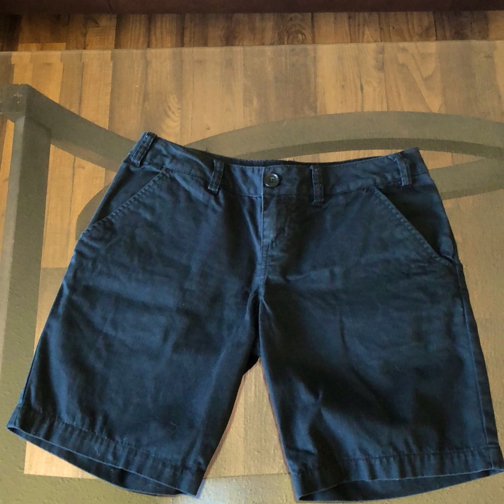 Black Cotton Firefly Shorts